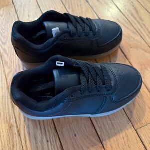 Black kids light up sneakers
